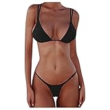 TYUIOP Bikini 80F Neckholder Bikini Oberteil High Waist Wickel Bikinihose Hosen- & Rockhaken Bikini Damen Bauchweg Schwarz Bikini Oberteil Sportlich Schwarz Bikini Damen Bauchweg Für Dicke