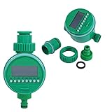 Sprinkler-Timer, 3,8 × 6,5 Zoll Bewässerungs-Timer, automatischer digitaler LCD-Controller, elektronische Hauswasserzeitsteuerung, Gartenbewässerungs-Controller-Programme