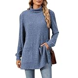 Dünne Pullover Damen Dünne Pullover Damen Pulli Damen Oversize Curvy Mode Damen T Shirt Langarm Damen Pullover Große Größen Damen Pulli Damen Oversize Pullover Damen Oberteile