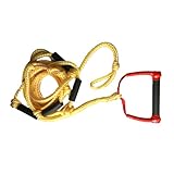 WJLYDM Leinen FüR Wasserski 24ft Wakeboard-Wasserski-Seil Schleppgurt Seil Kneeboarding Wasserski-Gurt Towable Tube Rope FüR Wasserski(2 Piece)