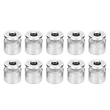 Mavaol 10 Pack Edelstahl 3D -Drucker -Extrusions MK8 5 mm Durchmesser Glattes Filament -Fütterungsgenauigkeit Upgrade für Enthusiasten und Fachkräfte