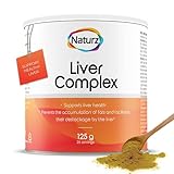 Naturz Leber Komplex Pulver – mit Mariendistel (80% Silymarin), Artischockenextrakt & Kurkuma – Unterstützung für Leber Kur & Entgiftungskur, 100% Vegan, Laborgeprüft – 125 g
