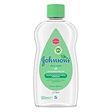 Johnson's Aloe Vera Babyöl, 300 ml, hinterlässt die Haut weich und geschmeidig, ideal für empfindliche Haut