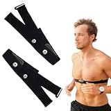 Cardio-Gürtel verstellbar für Herzfrequenzsensor: Verstellbarer Pulsgurt Elastisch 70cm bis 100cm Pulsmesser Brustgurt kompatibel mit Garmin, Wahoo, Polar H10 H9, Coospo, Magene, Bryton, Livlov