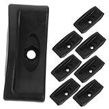 Happyyami 8 Stk Hantel halter kleiner Hantelständer Hantel Wiegen Korb Soda Hantel Bodenhalter hantel regal Ständer für Kurzhanteln Hantelhalter Aufbewahrungsständer für Hanteln pp Black