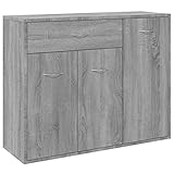 vidaXL Sideboard Kommode Anrichte Schrank Beistellschrank Mehrzweckschrank Standschrank Flurschrank Grau Sonoma 88x30x70cm Holzwerkstoff