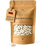 Weihrauch Kapseln 400mg – 85% Boswelliasäure – Hochdosiert & Laborgeprüft – Reines Boswellia Serrata – Vegan, in Deutschland produziert – 60 Kapseln von sunny nature®