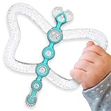 Beißring Baby - Montessori Spielzeug Baby & Zahnhilfe ab 3 Monaten - Weiches Silikon-Beißset zur Linderung von Zahnungsbeschwerden – Praktische Beißhilfe als Babygeschenk – Zahnungshilfe, BPA-frei