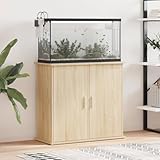 Xichuzi Aquariumständer Sonoma-Eiche 81x36x73 cm Holzwerkstoff, Aquarium Unterschrank, Aquarium Schrank, Aquariumschrank, Aquarium Tisch, Aquarium Stands 833626