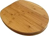 ADOB WC Sitz Klobrille Bambus dunkel mit Absenkautomatik Bamboo natur, 33325
