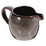 CRAFTHROU Milchbecher Aus Keramik Behandeln Mini Schwarzer Kessel St. Patricks Day Milchkrug Saucenkrug Saucenspender Korb Kaffee-sirup-glas-server Aromatisierter Milchaufschäumer Steingut Ö