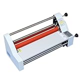 guoyjmm Laminiergerät, Heiß- und Kaltlaminiergerät, EIN- und Doppleseitige Laminiermaschine mit 4 Walzen, kommerzielles tragbares Bürolaminiergerät mit 0-180 °C, für Büro, Schule