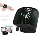 Hojalis Blutdruckmessgerät Handgelenk, Handgelenk Blutdruckmessgerät Digital mit 2×99 Speicherplätze, Automatische Handgelenk Blutdruckmessgeräte Mit Lcd-Bildschirm, Automatische Sprachausgabe