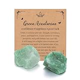 JSDDE 2er Großes Edelsteine Set 4.5-5.5cm Natursteine Wassersteine Kristalle Steine Rohsteine Heilsteine (Aventurin)