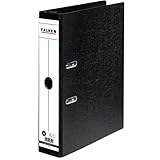 Original Falken 20er Pack Hängeordner Hartpappe. Made in Germany. 8 cm breit DIN A4 schwarz mit Hängeschwenkbügel aus Kunststoff Ring-ordner Aktenordner Briefordner Büroordner Pappordner Blauer Engel