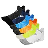 DOLAFO Zehensocken für Herren Sneaker Socken Sportsocken Fünf Finger Socken Laufsocken Atmungsaktiv Sneakersocken Anti-blasen Wandersocken Knöchelsocken - 6 Paar (Type 2)