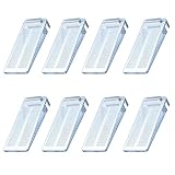 Türstopper, Yosemy 8 Stück Gummi Türkeil Rutschfest Höhenverstellbar Fensterstopper Keil, Ungiftig Kein Unangenehmer Geruch,Verwendet auf Badezimmer, Balkontür, Kinderzimmer(Transparent)