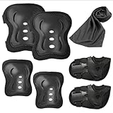 JSTHHTT Knieschoner Kinder Schützer Inliner Schonerset Schutzausrüstung, Kinder Protektoren Set, Skate Protektoren Set, Ellenbogenschoner und Handgelenkschoner, Knie und Ellenbogenschützer Kinder