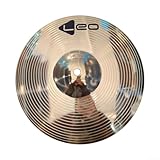 EpheyFIF 25,4 cm (10 Zoll) Brass Crash Ride Hi Hat Becken, 2,3 cm (8/10 Zoll) Schlagzeug-Messing-Becken, Percussion Splash Crash Hi-Hat Jazz Drum Becken (20,3 cm)
