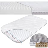 Manufaktura Materacy Matratze für Kinderbett Matratze für Babybett Hochwertiger Schaumstoff Trägermatratze Hochwertiger Schaumstoff (89x52)