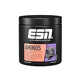 ESN AMINOS, Blackberry, 400 g, feines Amino-Pulver mit essentiellen Aminosäuren & Astragin, 3,2 g Leucin pro Portion, ideale Löslichkeit, vegan, geprüfte Qualität - made in Germany