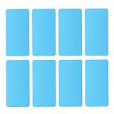 PATIKIL Aufbügelflicken 7,9'x3,9', 8er Pack Stoffreparaturflicken zum Aufbügeln für Kleidung Hosen Taschen Lochreparatur Dekorationsset, Himmelblau