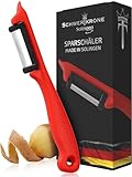 Schwertkrone Sparschäler Solingen Germany Kartoffelschäler Pendelschäler Gemüseschäler Obstschäler - rot