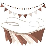 Jostift Wimpelkette Stoff, Wimpelkette Kinderzimmer Kinderzimmer Deko Babyzimmer Deko Pompom Girlande Hausbett Deko Mädchen & Jungen Wimpelgirlande Baby für Babyzimmer Dekoration