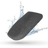 LaRosa PUMICE SPA Eleganter Peelingschwamm – Schwarz mit Schlankem Design