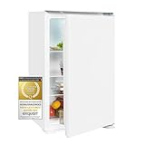 Exquisit Einbaugefrierschrank EKS131-V-040F | Einbaugerät | Schlepptürmontage | 130 l Volumen | Weiß