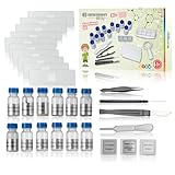 Bresser Junior Experimentier-Set zum Einstieg in die Mikroskopie mit Objektgläsern, Lupe, Mikroskopierbesteck, Garnelenbrutanlage und verschiedenen Präparaten