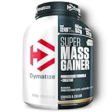 Dymatize Super Mass Gainer Cookies & Cream 2943g - Weight-Gainer Pulver + Kohlenhydrate, Creapure Kreatin, BCAAs und Casein