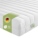 DREAMSTAR Easy Flex | ergonische 7-Zonen Kaltschaummatratze | Öko-Tex Zertifiziert | Härtegrad 2 und 3 (H2 & H3) | Rollmatratze 16 cm | Made in EU I 160 x 200 cm