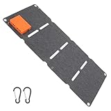 Tragbares Solar-Power-Ladegerät, Backup Battery Bag Phone Charger, 43,9 cm (17,9 Zoll) umweltfreundliches Design, Multi-Device Compatibility, Folding Solar Charging for Outdoor Camping, Hiking