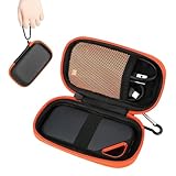 Hart Etui Kompatibel mit Sandisk Extreme PRO/Sandisk Extreme, Portable SSD Externe Festplatte Schützende Aufbewahrungs-Reisetasche, Elektronik Tasche, Tasche Hülle für SSD 128GB 500GB 1TB 2TB