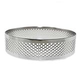 PRETYZOOM Tortenring Törtchenringe Umkreisen Kreisplätzchen Backring Kreis Gebäckform Backwerkzeuge Tart Shell Stahlplätzchen Mousse-Ringe Plätzchenring Kuchen-Mousse-Form Kreis Torte Silver