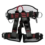 Maodom Bergsteigen | Verstellbarer Halbbrustgurt | Klettersicherheitsgurte Hüftgurte Für Outdoor Aktivitäten Wandern Männer Frauen
