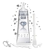 Miioto Schmucksteinkleber, Schmuckkleber, Schmuckkleber Extra Stark Transparent zum Verkleben von Bastelkleber Transparent, Schmuckkleber Transparent, 100ml
