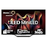 Hisense 75U7NQ 189cm (75 Zoll) Fernseher, 4K Mini LED ULED HDR Smart TV, Quantum Dot, 120Hz/ 144Hz VRR, HDMI 2.1, Game Mode Pro, Dolby Vision IQ & Atmos, Bluetooth, Alexa Built-in, Anthrazit, [2024]