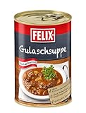 Felix Gulaschsuppe | Klassiker ohne Konservierungsstoffe, Geschmacksverstärker und Hefeextrakt| 6 x 400 g (6er Pack)