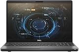 DELL Precision 3541 15,6' FHD Mobile Workstation Laptop, Intel Hexa Core i7-9850H der 9. Generation, 16 GB DDR4 RAM, 512 GB SSD, NVIDEA Quadro P620, US-Tastatur, HDMI, Windows 10 (Generalüberholt)