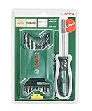 Bosch Home and Garden 15+1 tlg. Mini X-Line Mixed Set + Schraubendreher (für Holz und Stein, Zubehör Bohrschrauber/Schraubenzieher)