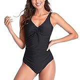 Einteiliger Badeanzug für Damen, Atmungsaktiver und Bequemer Einteiliger Badeanzug mit Leichtem Kordelzug, Rückenfrei Zum Surfen und für Strandpartys (XL)