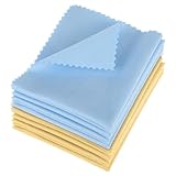 10 Stück Instrumenten Reinigungstuch,Gitarre Reinigungstücher,Instrumenten-Poliertuch,Poliertuch Für Querflöte,Mikrofaser Musikinstrument Putztuch,für Gitarre Violine Klavier Blechbläser Saxophon