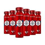 Old Spice Whitewater Deodorant Bodyspray | 6er Pack (6 x 150 ml) | Deo Spray Ohne Aluminium Für Männer | Männer Deo Mit Langanhaltendem Duft