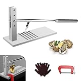 Ysislybin Oyster Shucker, Edelstahl Oyster Opener Tool Set, Profi Austernöffner Set mit 2 Austernmesser und Handschuh Meeresfrüchte Werkzeug, für Restaurant und Häuser, Meeresfrüchte Werkzeuge