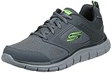 Skechers Herren Track - Syntac Sneakers,Sports Shoes, Grau, 42 EU