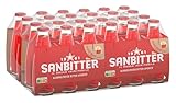Sanbittèr | Alkoholfreier Aperitif aus Italien | Bittersüß-herbes Aroma | Aus Zitrusfrüchten und feinen Alpenkräutern | Für Mixgetränke | Von der Kultmarke San Pellegrino | 24er Pack (24 x 98ml)