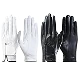 UIDMEN personalisierte Golfhandschuhe aus Leder mit Namensdruck. Linkshand-Handschuh für Rechtshänder. Ideal für Turniere & Alltag Golfer.