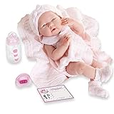 Berenguer Realistische Babypuppe Strickkleid und Decke; ca. 38,1 cm (15 Zoll)
